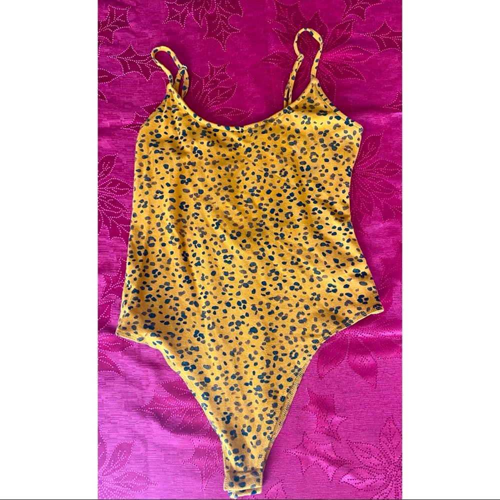 Cheetah print bodysuit
